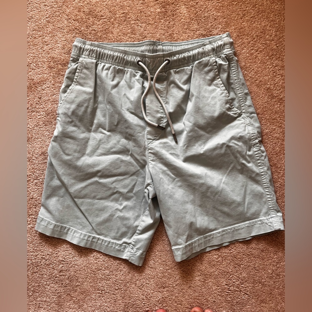 Mens AE casual khaki stretch shorts, XS, mint blue, great condition